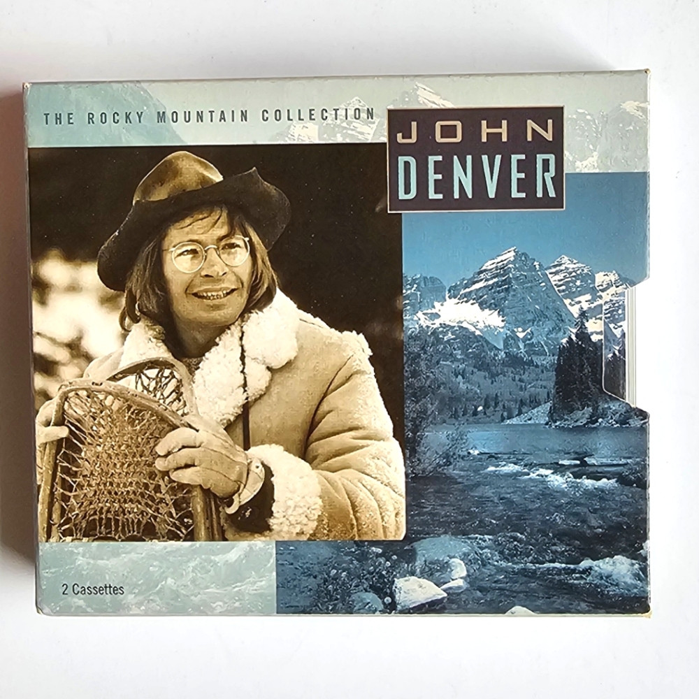 John Denver Rocky Mountain Collection 2 Cassette Tape Set 1996 RCA Vtg